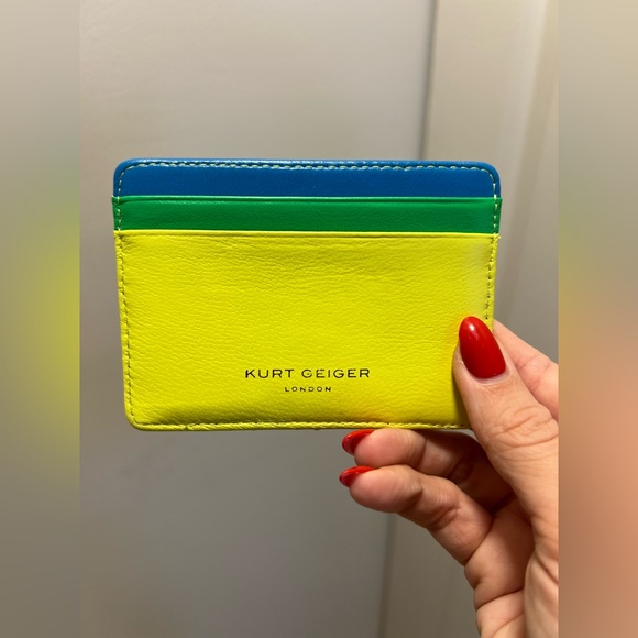Kurt Geiger Neon Quilted Card Holder - Picture 2 of 2